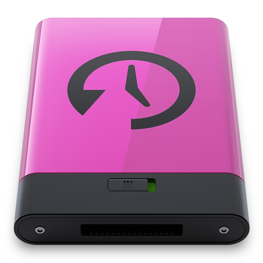 Pink Time Machine B Icon 512x512 png